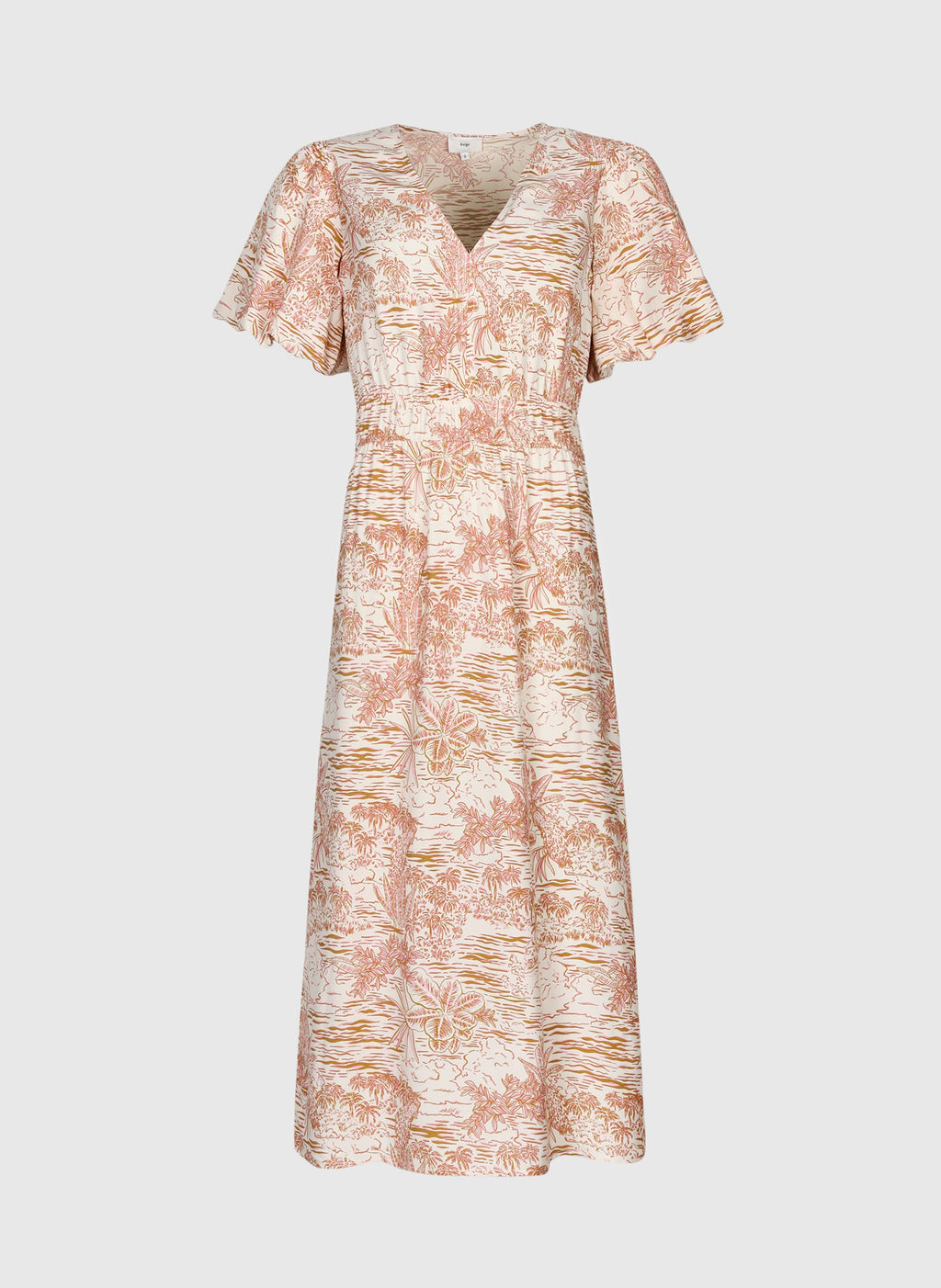 Robe Longue Melila Josas Ocre