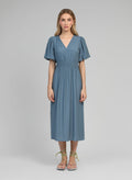 Robe Longue Melile Azur