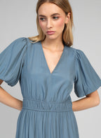 Robe Longue Melile Azur