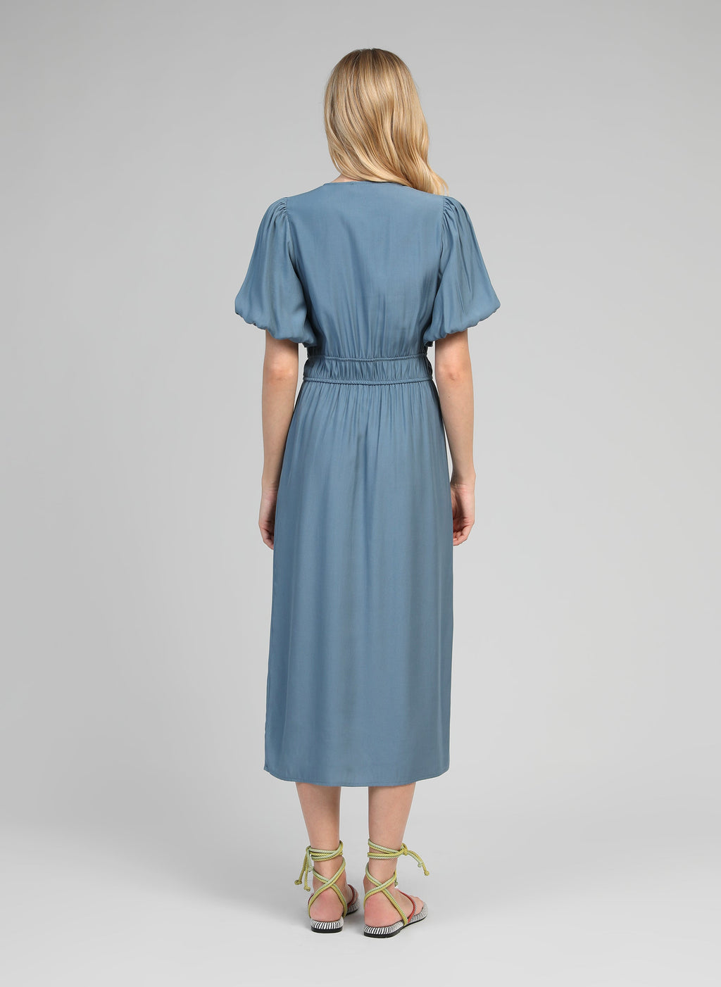 Robe Longue Melile Azur