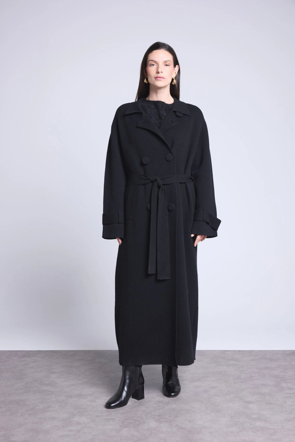 Manteau Trench Melinda - Noir - Femme