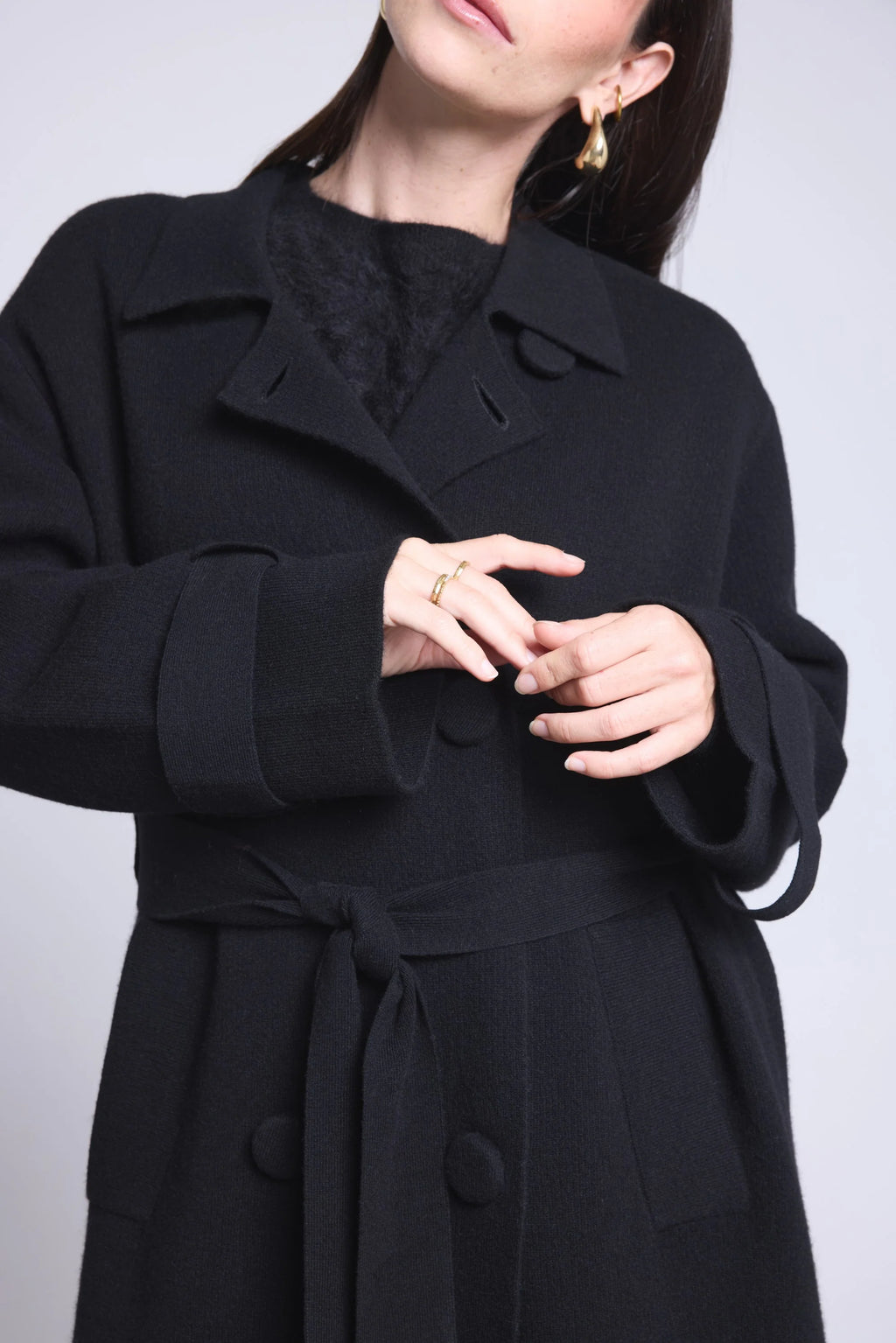 Manteau Trench Melinda - Noir - Femme
