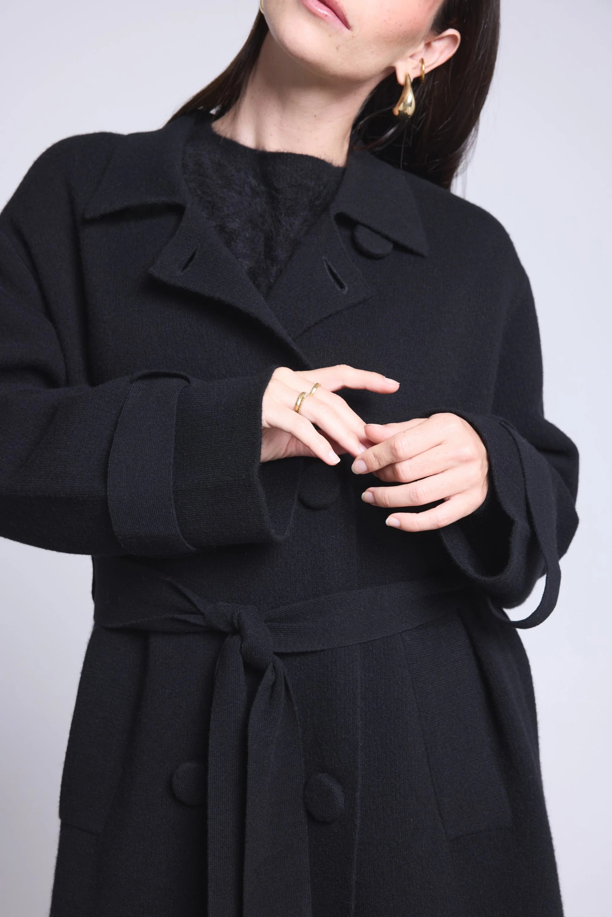 Manteau Trench Melinda - Noir - Femme
