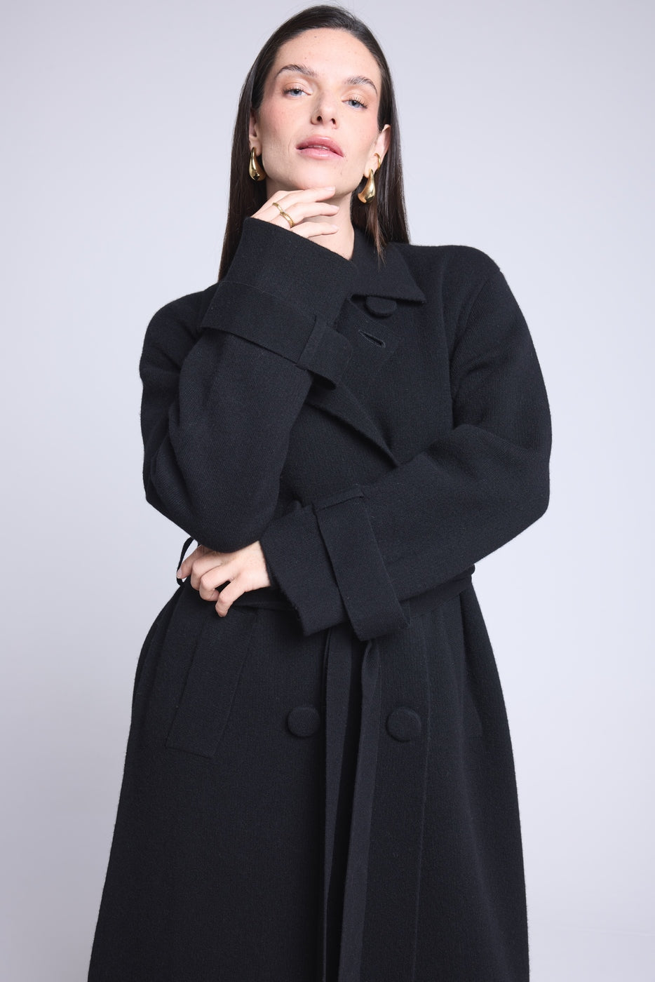 Manteau Trench Melinda - Noir - Femme