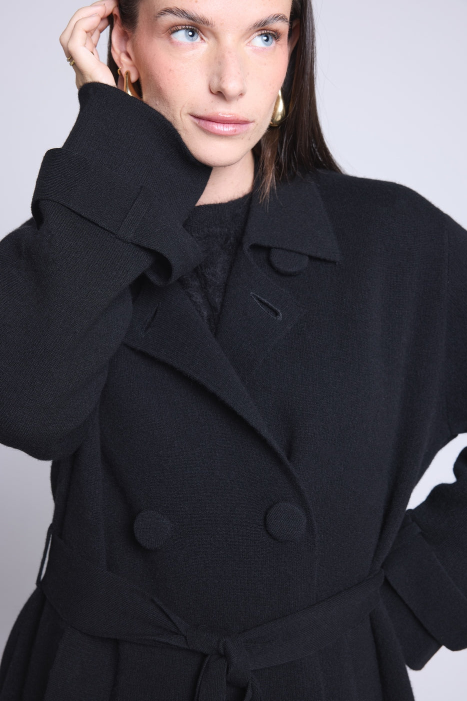 Manteau Trench Melinda - Noir - Femme