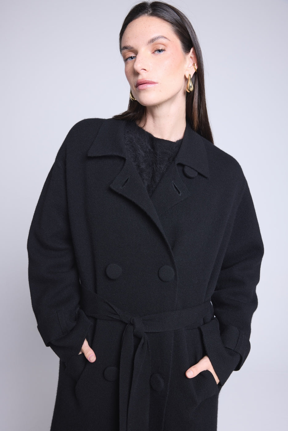 Manteau Trench Melinda - Noir - Femme