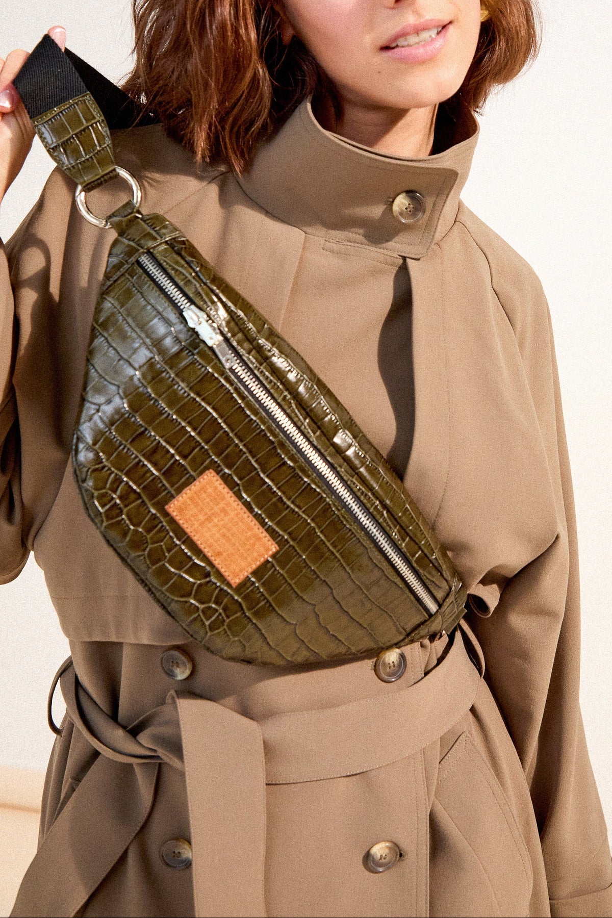 Sac Gloria Cuir - Effet Croco