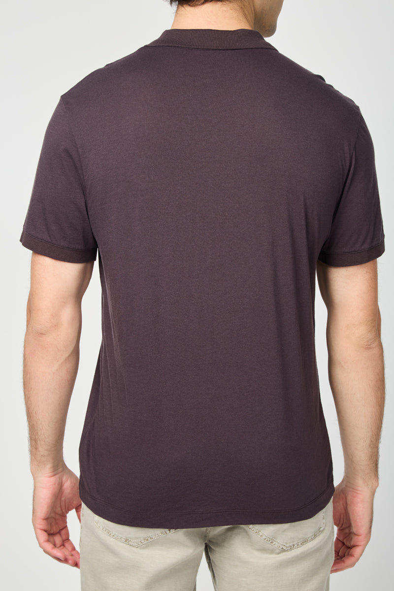 Polo Elevated Lotus Jsy - Figue - Homme