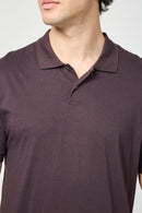 Polo Elevated Lotus Jsy - Figue - Homme