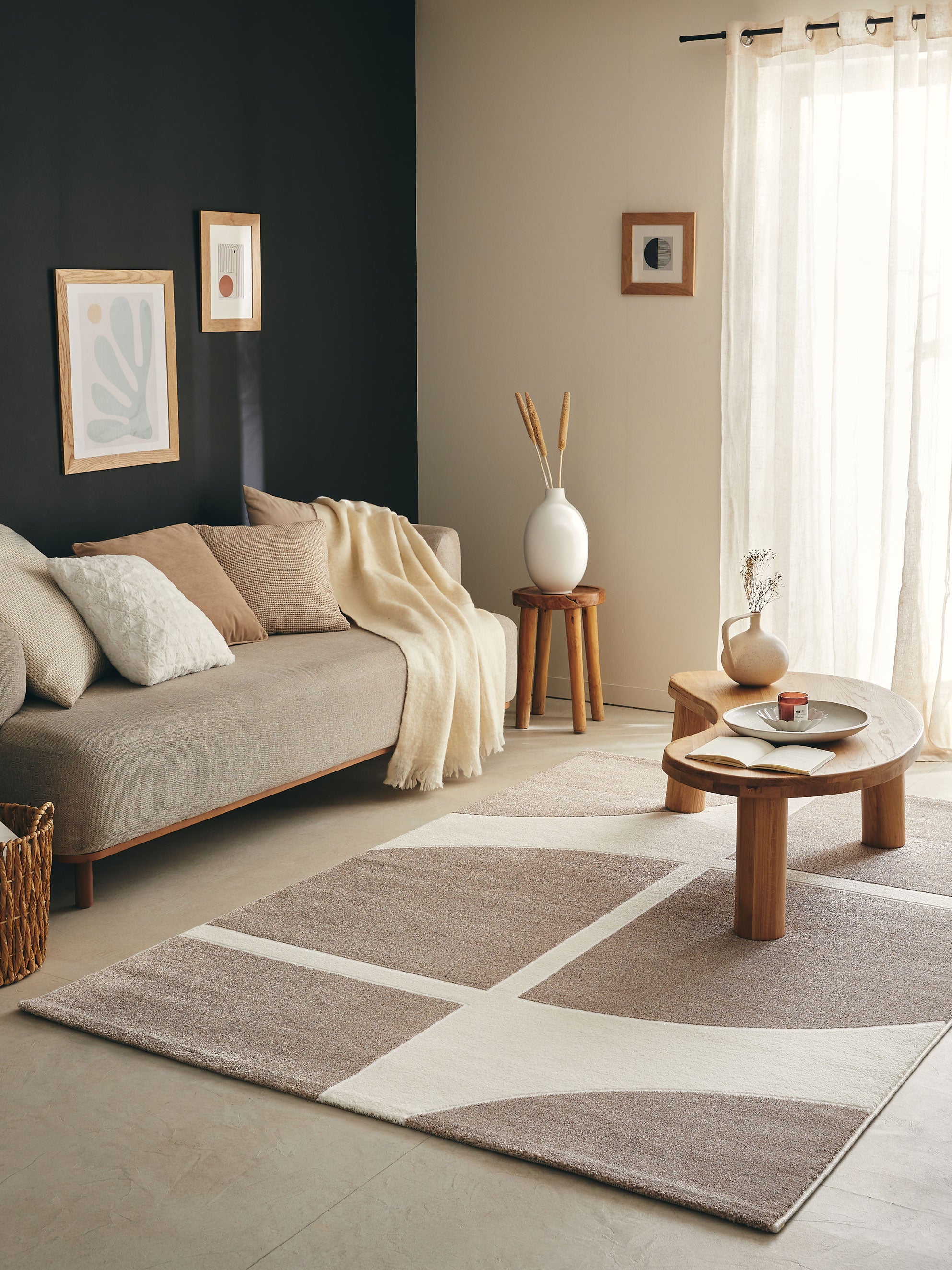 Memphis - Tapis D'Intérieur - Polypropylène - Beige