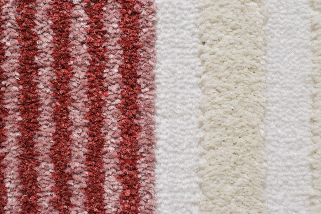 Memphis - Tapis D'Intérieur - Polypropylène - Rouge