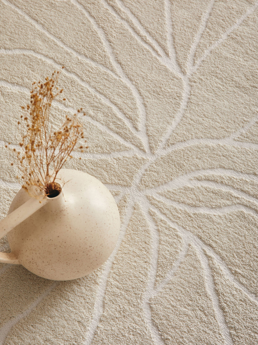 Cream Geometric Rug: MEM566CRE - Nazar rugs
