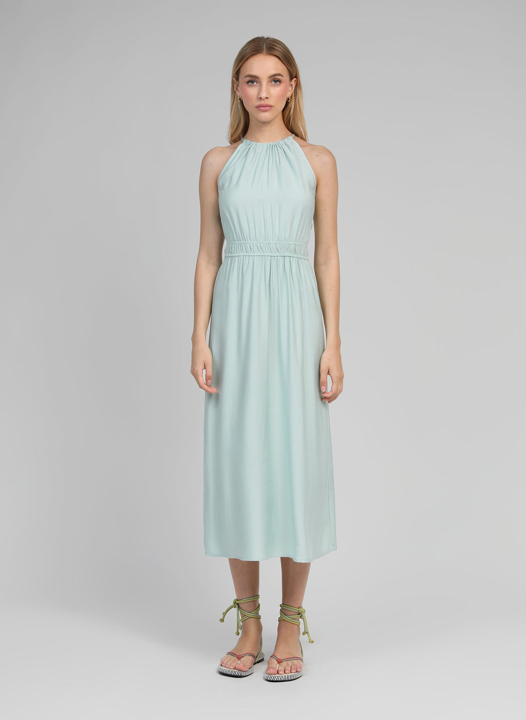 Robe Longue Mendaly Celadon