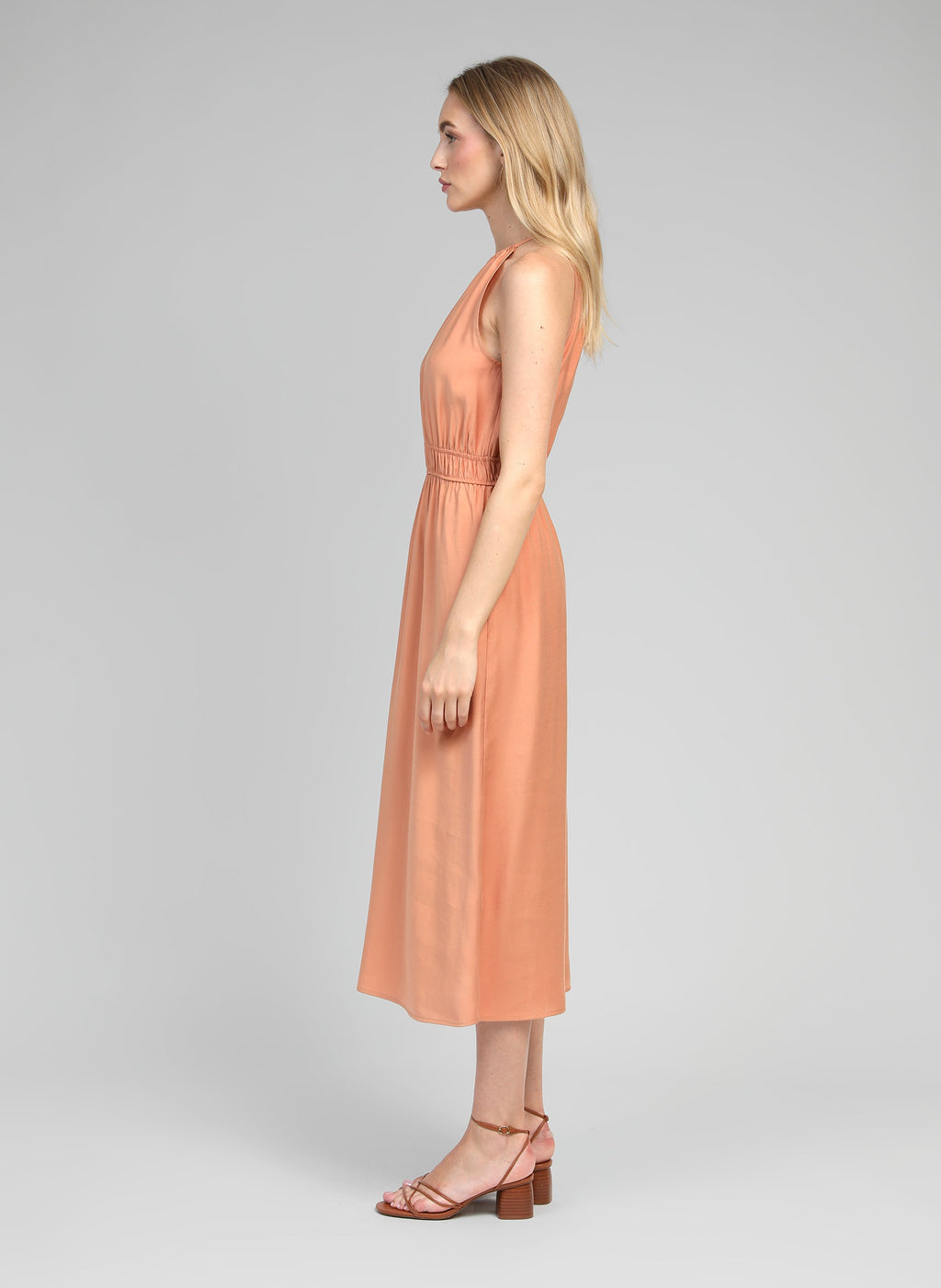 Robe Longue Mendaly Terracotta