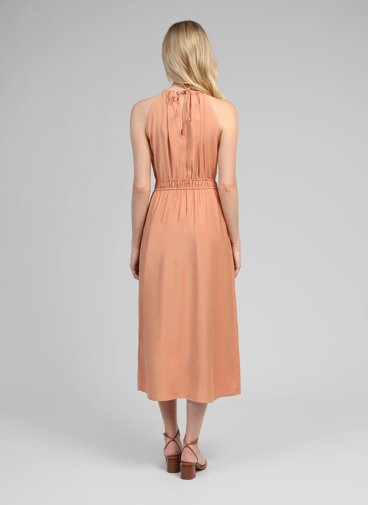 Robe Longue Mendaly Terracotta