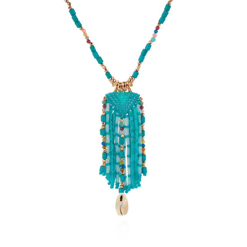 Turquoise Merangue Necklace