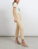 Reiko - Straight Mercy Color Pants - Light Sand - Woman