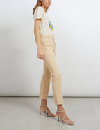 Mercy Color Straight Trousers - Light Sand - Women