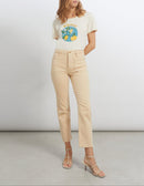 Pantalon Straight Mercy Color - Light Sand - Femme