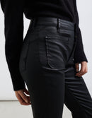Reiko - Pantalón revestido Mercy de cintura alta - Negro - Mujer