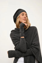 Poncho - Meredith - Anthracite Chiné