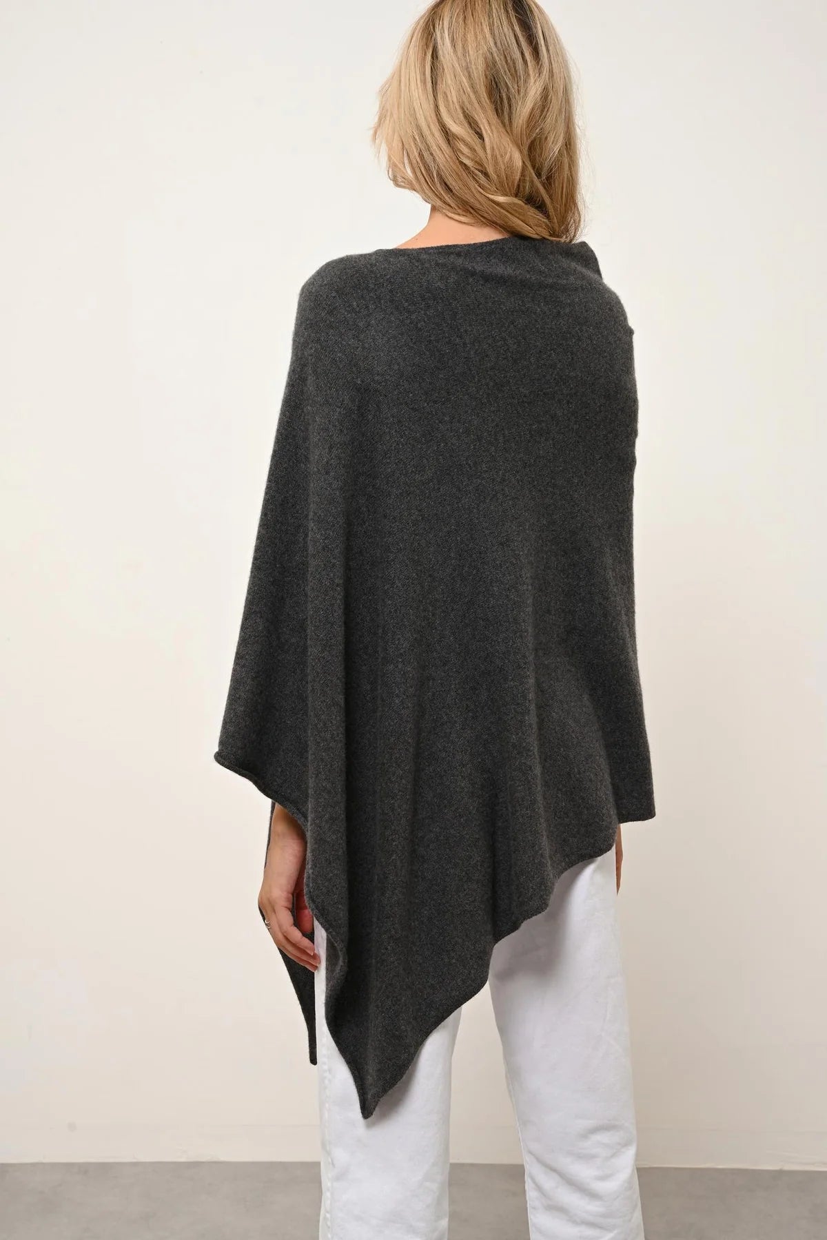 Poncho - Meredith - Anthracite Chiné