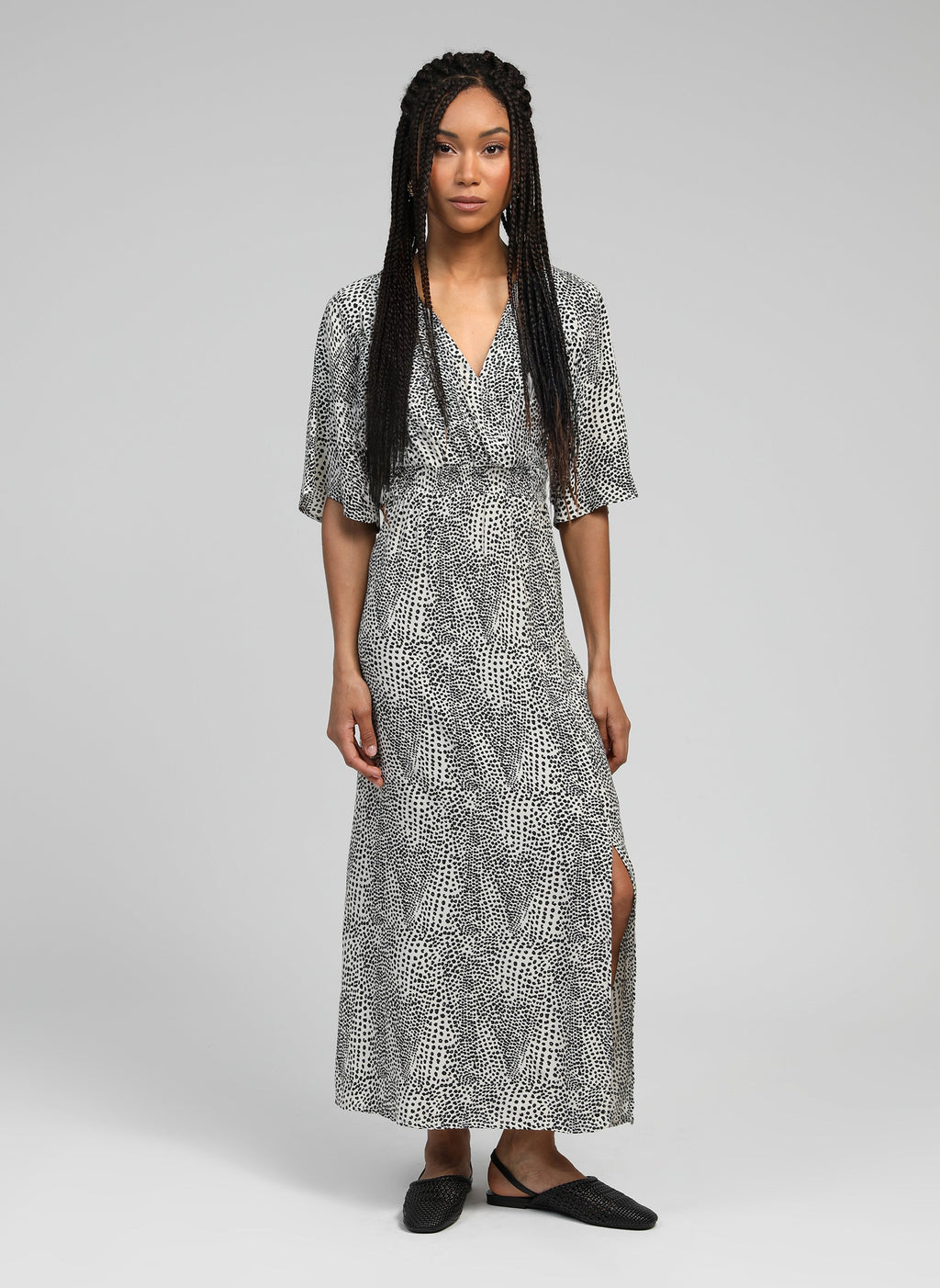 Robe Longue Mesuna Aurore Ecru