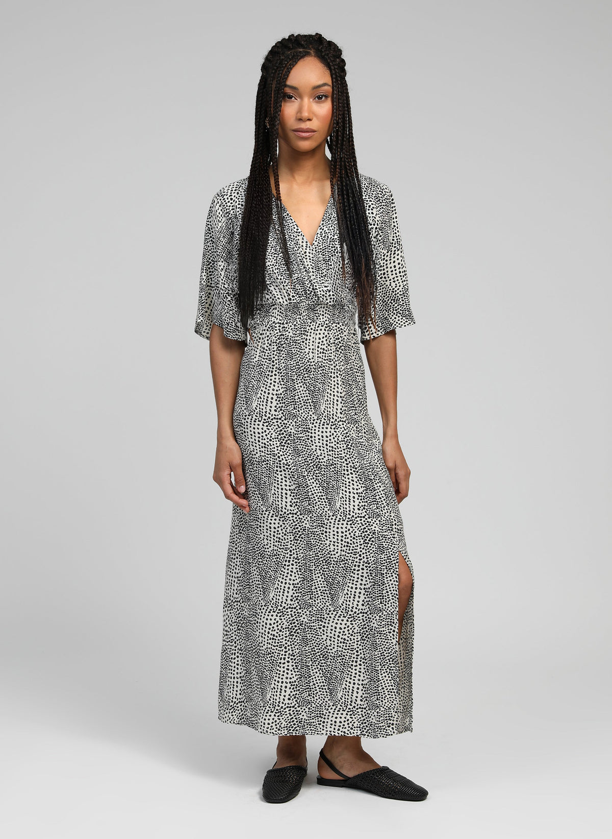 Robe Longue Mesuna Aurore Ecru