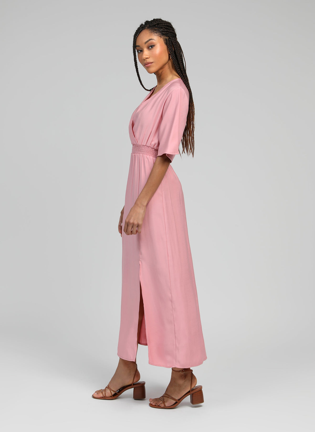 Robe Longue Mesun Rose