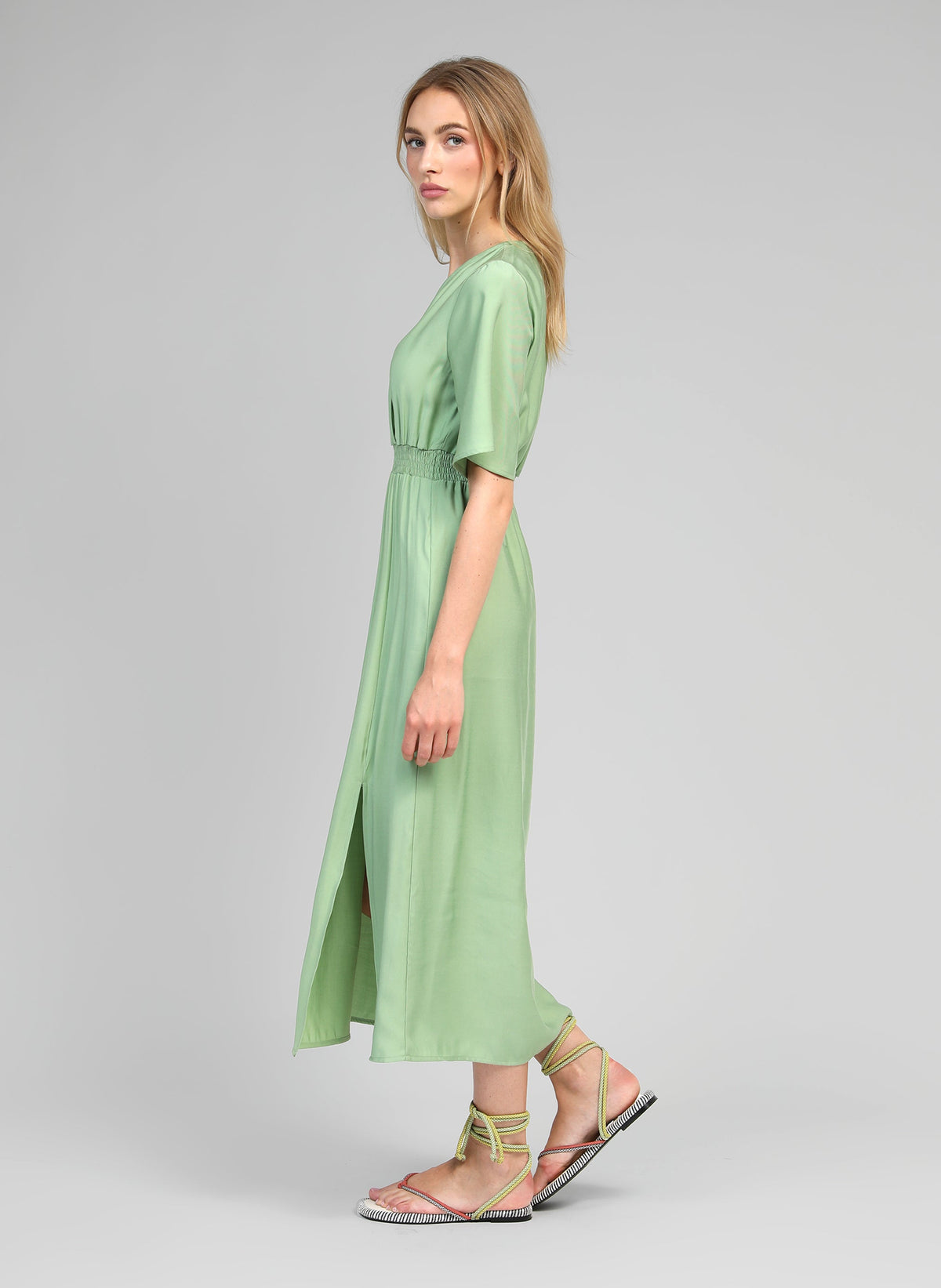 Robe Longue Mesun Sauge