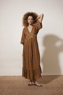 Meurice Dress - Ecru Print