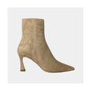 Bottines Ann Tuil Mezzo Bis - Velours Camel Clair (Legno)