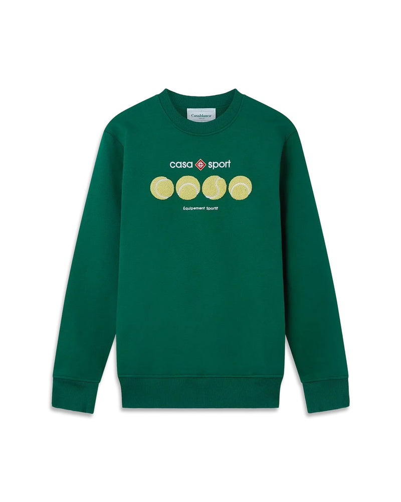 Sweatshirt Tennis Balls - Vert