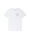 T-Shirt Tennis Play In Progress - Blanc