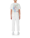 T-Shirt Tennis Play In Progress - Blanc