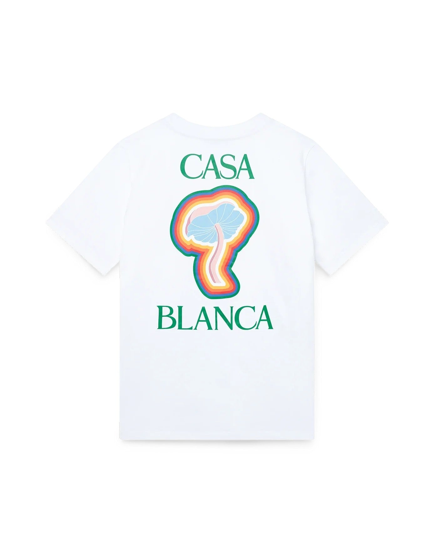 T-Shirt Rainbow Mushroom - Blanc