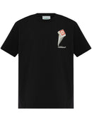 T-Shirt Casablanca Leaning Column - Noir