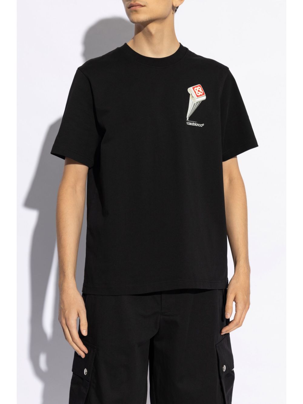 T-Shirt Leaning Column - Noir