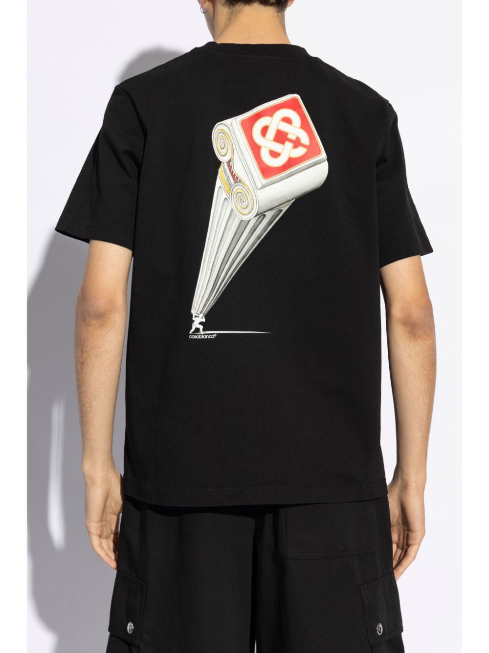 T-Shirt Leaning Column - Noir