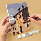 Mini Peinture Par Numéros 15X20Cm (6 Pièces) - Toscane Classique