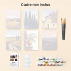 Mini Peinture Par Numéros 15X20Cm (6 Pièces) - Toscane Classique