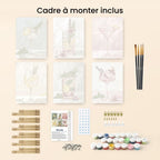 Mini Peinture Par Numéros 15X20Cm (6 Pièces) - Élixir Botanique