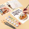 Mini Paint By Numbers 15X20Cm (6 Pieces) - Dolce Vita