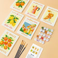 Mini Paint by Numbers 15x20cm (6 Pieces) - Italian Sunshine