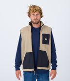 Midland Burrito Zip Vest Gilet - Khaki - Men