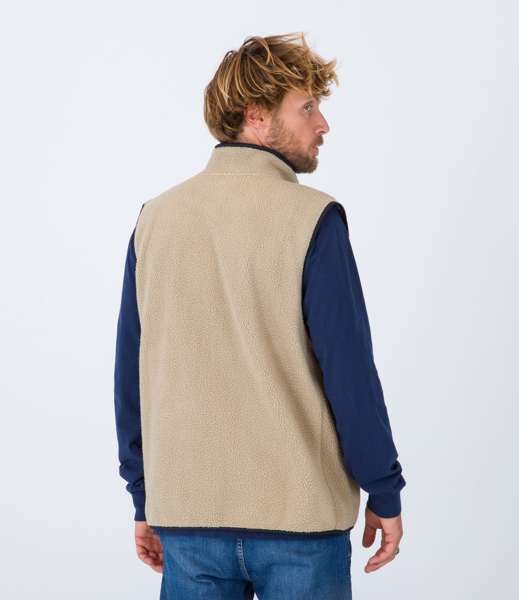 Midland Burrito Zip Vest Gilet - Khaki - Men