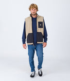 Midland Burrito Zip Vest Gilet - Khaki - Men