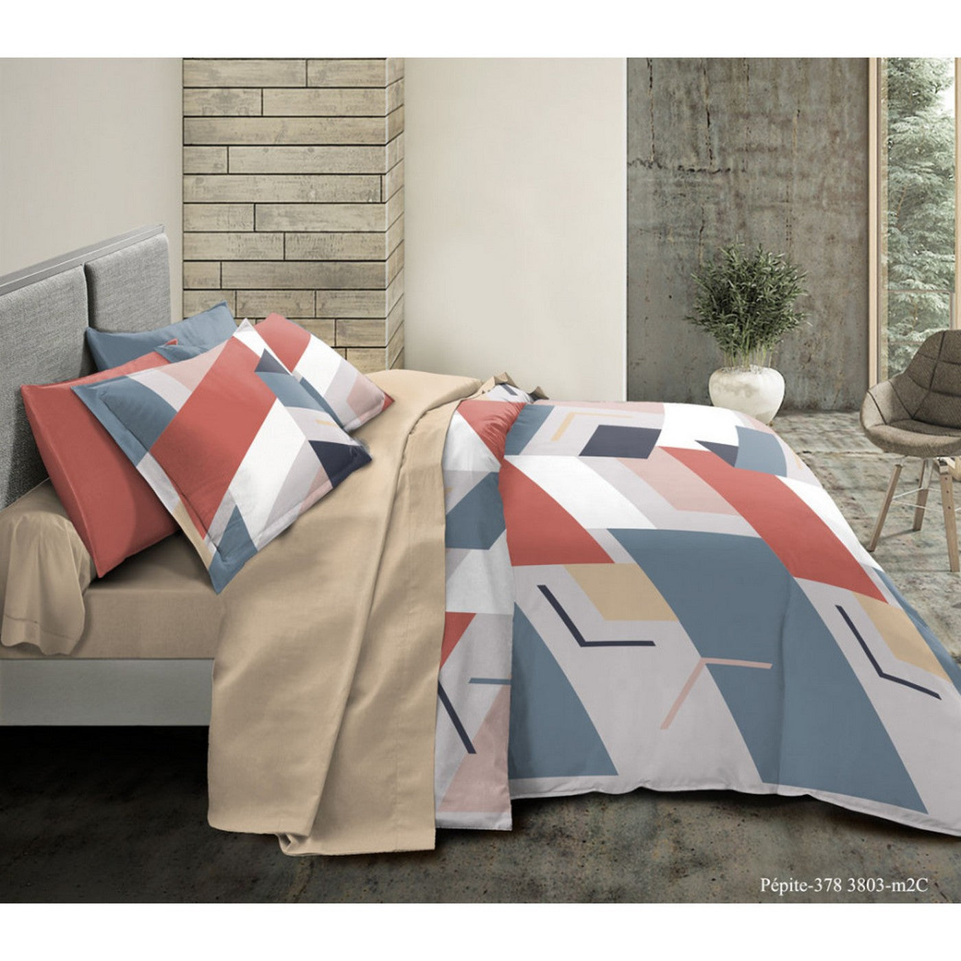 Parure De Couette - 100% Coton - Pepite