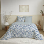 Parure De Couette - 100% Coton - Berengere Bleu