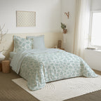 Parure De Couette - 100% Coton - Agathe Celadon